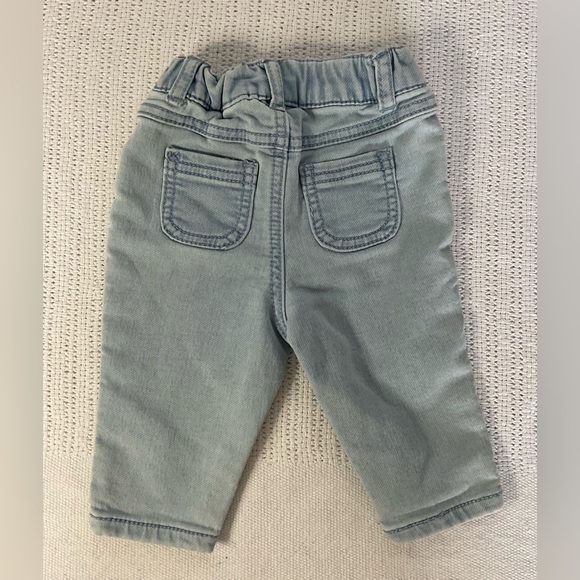 First Impressions Blue Elastic Waist Jeans - Picture 2 of 3